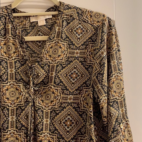 Michael Kors Sateen Tunic Top - Picture 5 of 5